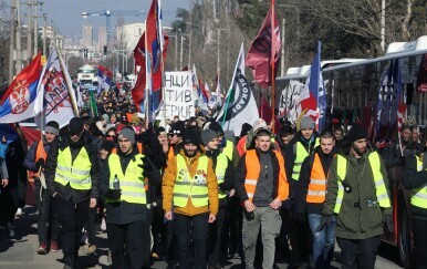 Prosvjed studenata u Beogradu