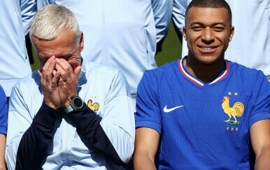 Didier Deschamps i Kylian Mbappe