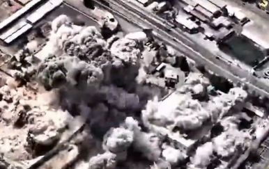 Izraelska vojska objavila je snimku napada na sjedište iranskog režima u Teheranu