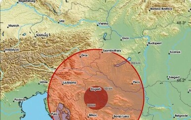 Potres na Baniji, magnituda 2,9