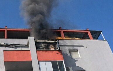 Požar na balkonu stana u Zagrebu