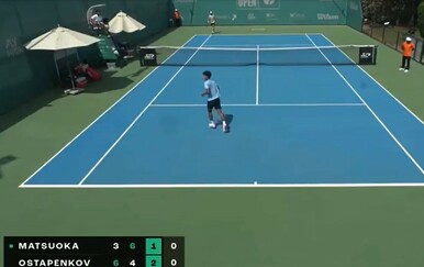 VIDEO Drama na turniru u Emiratima: Tenisači bježali s terena nakon eksplozije