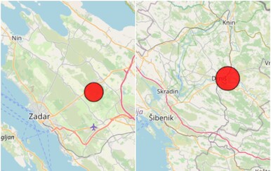 Potresi kod Zadra i Drniša noćas uznemirili stanovnike
