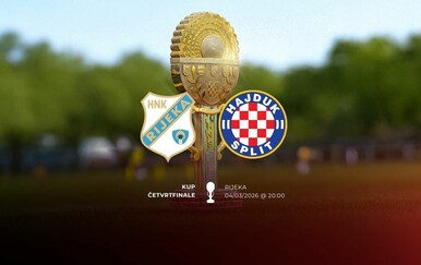 UŽIVO Rijeka - Hajduk: Jadranski derbi u četvrtfinalu Kupa