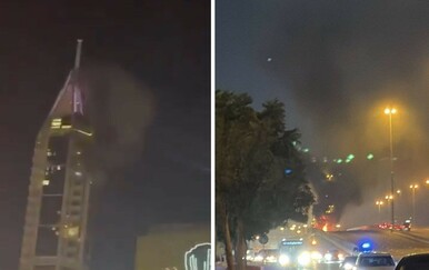 Pogođen neboder 23 Marina, evakuiran dio Dubaija