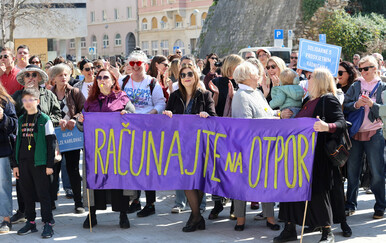 Marš u Splitu u povodu Međunarodnog dana žena - 13