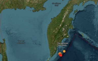 Više potresa zabilježeno na istočnoj obali Kamčatke