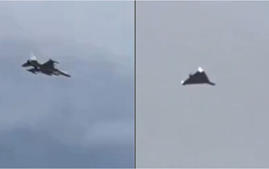 Objavljena snimka: F-16E oborio iranski dron iznad Dubaija