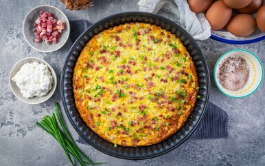 Quiche s grizom i sirom recept