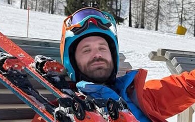 Momčilo Otašević na skijanju