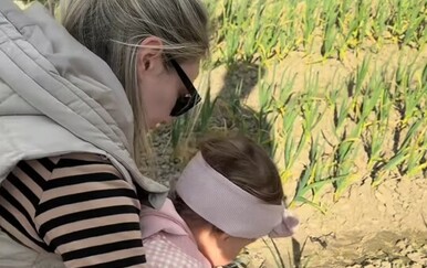 Kćerkica Sonje Kovač uskočila u ulogu vrtlarice: Pogledajte kako malena sadi luk!