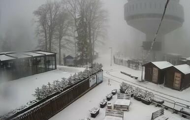 Na Sljemenu pao snijeg