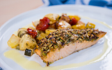 Losos s hrskavom koricom od pistacija i medom: Jednostavan ručak koji izgleda kao iz restorana