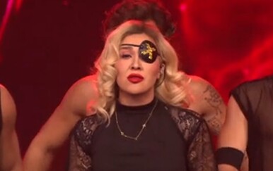 Dora Trogrlić kao Madonna u showu Tvoje lice zvuči poznato