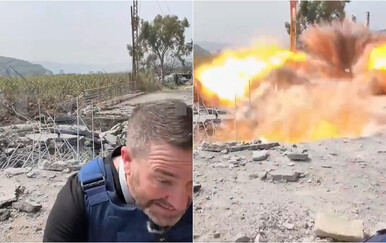 Nove snimke raketiranja u Libanonu: Izraelski projektil promašio novinara i snimatelja za nekoliko metara