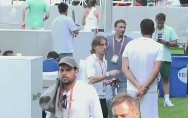 Luka Modrić stigao u Miami navijati za svog kuma u velikom meču