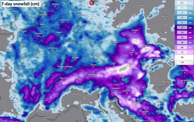 Stiže nagla promjena vremena, očekuje se i do pola metra snijega