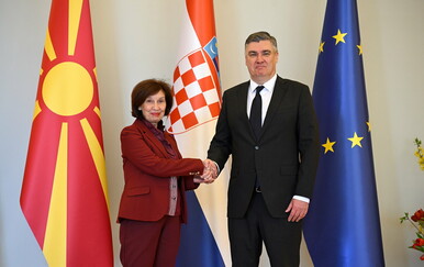 Predsjednica Sjeverne Makedonije Gordana Siljanovska-Davkova na Pantovčaku