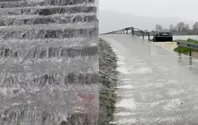 Tuča u Metkoviću: Pale obilne količine kiše, voda se zadržava na kolniku