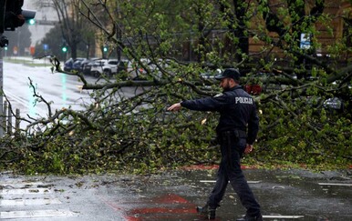Drveća padaju u Zagrebu