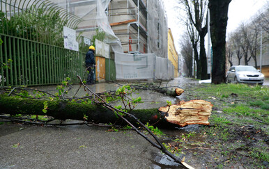 Zagrebački vatrogasci u borbi s vjetrom: 350 intervencija, 250 na čekanju, linije ne prestaju zvoniti.