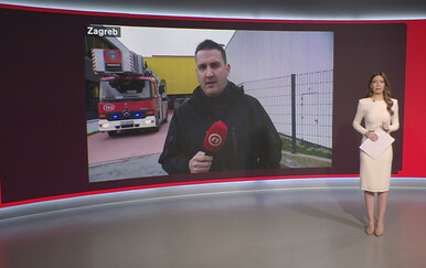 Reporter Dnevnika Nove TV na vatrogasnoj intervenciji