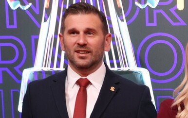 Tomislav Šuta sa suprugom Matildom na dodjeli glazbene nagrade Porin