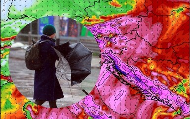 Stiže nova hladna fronta, izdan crveni alarm za područje Kvarnera