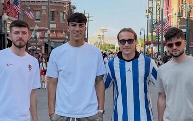 Hrvatska reprezentacija u posjetu Universal Studio Parku