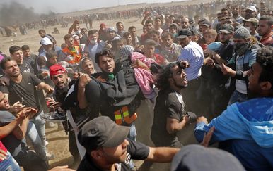 Nasilje u Pojasu Gaze nakon otvaranja američkog veleposlanstva u Jeruzalemu (Foto: AFP)