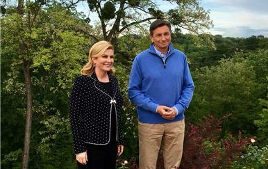 Kolinda Grabar-Kitarović i Borut Pahor (Foto: Dnevnik.hr)