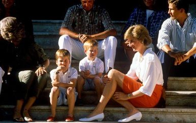 Princ William, princ Harry i princeza Diana (Foto: Profimedia)