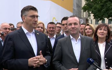 Andrej Plenković i Manfred Weber (Foto: Dnevnik.hr)