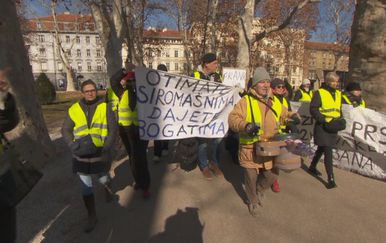 Prosvjed zbog slučaja Franak (Foto: Dnevnik.hr)