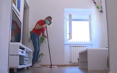 Čišćenje apartmana, ilustracija - 2