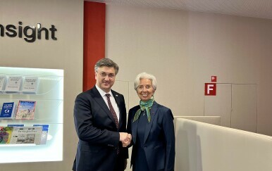 Andrej Plenković i Christine Lagarde