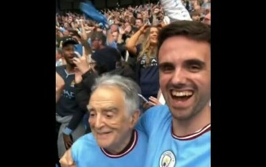 Djed i unuk na utakmici Manchester Cityja