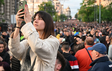 Veliki prosvjed u Beogradu