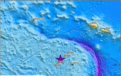 Snažan potres u Tihom oceanu