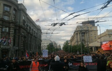 Novi prosvjed u Beogradu - 4