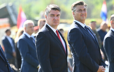 Predsjednik Zoran Milanović i premijer Andrej Plenković