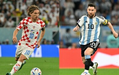 Luka Modrić i Lionel Messi