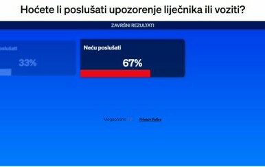Hoćete li poslušati upozorenje liječnika ili voziti?