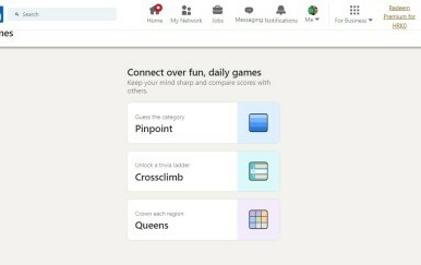 Igre na LinkedInu