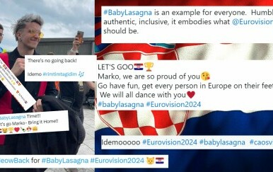 Baby Lasagna na Eurosongu 2024 i poruke podrške