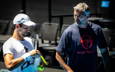 Goran Ivanišević i Novak Đoković