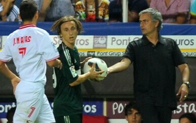 Luka Modrić i Jose Mourinho