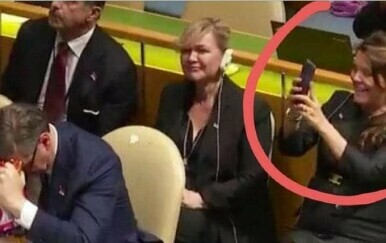 Suzana Vasiljević na glasanju o Rezoluciji o Srebrenici