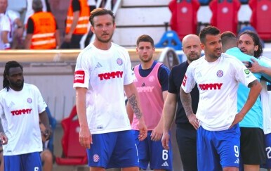 Igrači Hajduka nakon utakmice