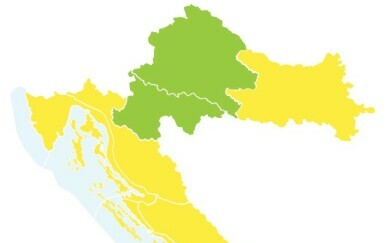 Oglašeno žuto upozorenje: "Budite na oprezu zbog grmljavine i pljuskova"